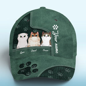 Our Little Paw Angels Green - Dog & Cat Personalized Custom Hat, All Over Print Classic Cap - New Arrival, Gift For Pet Owners, Pet Lovers
