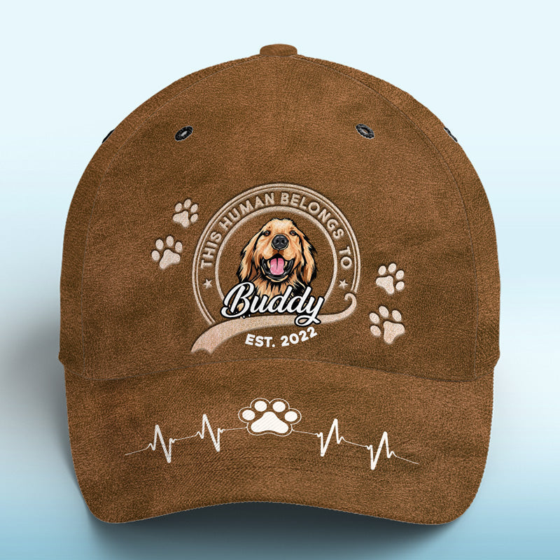 The Best Therapist Has Fur And Four Legs Brown - Dog Personalized Custom Hat, All Over Print Classic Cap - New Arrival, Gift For Pet Owners, Pet Lovers