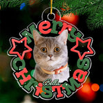 Custom Photo Official Cookie Tester - Dog & Cat Personalized Custom Ornament - Acrylic Custom Shaped - Christmas Gift For Pet Owners, Pet Lovers