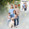 Custom Photo Dear Santa Define Naughty - Dog & Cat Personalized Custom Ornament - Acrylic Custom Shaped - Christmas Gift For Pet Owners, Pet Lovers