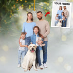 Custom Photo Dear Santa Define Naughty - Dog & Cat Personalized Custom Ornament - Acrylic Custom Shaped - Christmas Gift For Pet Owners, Pet Lovers