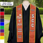Best Gift For Graduation's Day, Class Of 2024 - Personalized Graduation Stole