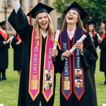 Class Of 2024 So Done - Personalized Custom Graduation Stole - Upload Image, Graduation Gift