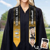 Class Of 2024 - Personalized Custom Graduation Stole - Upload Image, Graduation Gift