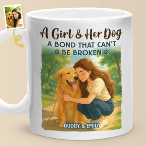 Mug photo personnalisé « Meilleurs amis pour toujours » - Tasse personnalisée pour chien et chat - Cadeau pour propriétaires et amoureux des animaux
