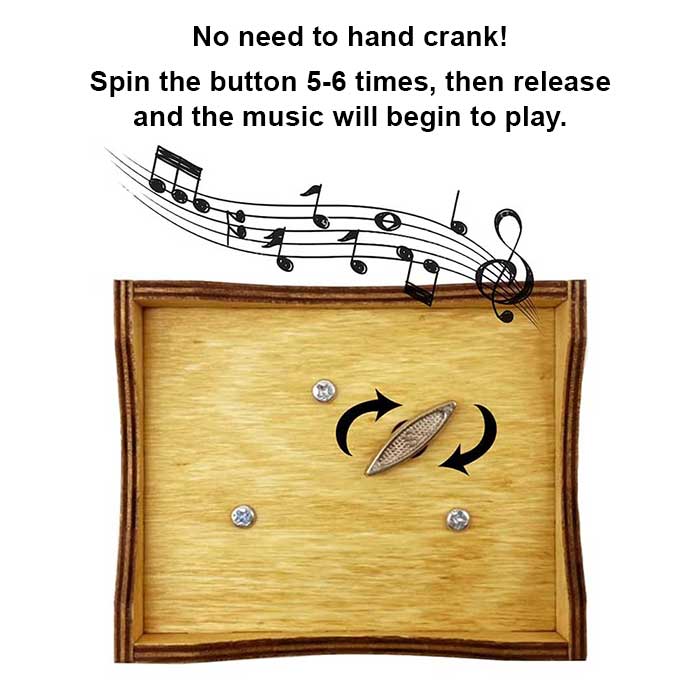 Those We Love Don't Go Away - Personalized Music Box - Upload Image, Memorial Gift, Sympathy Gift