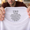 Custom Inside Neck Print T-Shirt - Personalized Birthday Gifts For Mom, Son - Crafted With Love