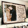 Next To You Is One Of My Favorite Places To Be - Upload Image, Gift For Couples, Husband Wife - Personalized Horizontal Poster