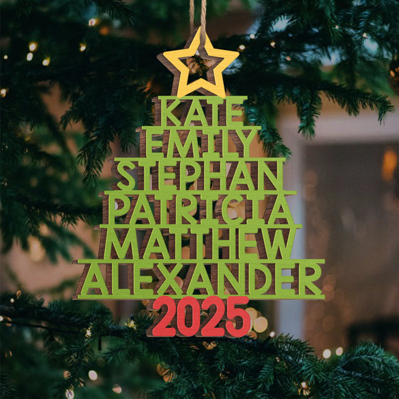 Décoration en bois personnalisée – Cadeaux d'anniversaire de Noël personnalisés pour la famille et les enfants – La meilleure partie de Noël