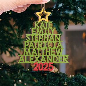 Custom Wood Ornament - Personalized Christmas Birthday Gifts For Family, Kids - The Best Part Of Christmas