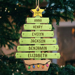 Family Is Everything - Family Personalized Custom Ornament - Wood Custom Shaped - Christmas Gift For Family Members