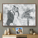 Custom Photo Street Sign Wedding Gifts for Couples - Personalized Poster