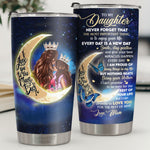 Enjoy Your Life, Every Day Is A New Day, Smile & Stay Positive - Tumbler - To My Daughter, Gift For Daughter, Daughter Gift From Mom, Birthday Gift For Daughter