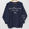 A Pinky Promise Of Us - Bestie Personalized Custom Unisex Sweatshirt With Design On Sleeve - Gift For Best Friends, BFF, Sisters
