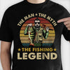 The Fishing Legend - Gift For Dad - Personalized Unisex T-Shirt