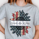 American Moms - Gifts For Mom, Grandma, Personalized Unisex T-Shirt