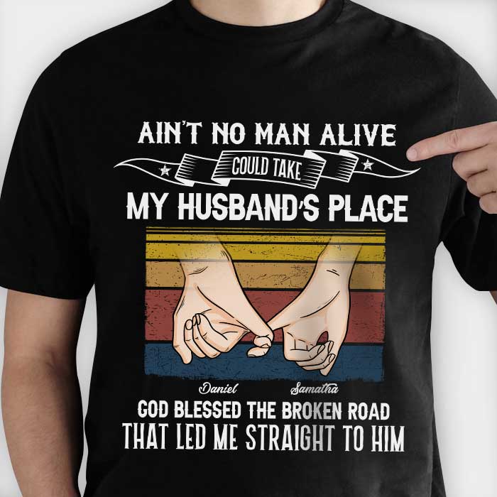 God Blessed The Broken Road - Personalized Unisex T-Shirt