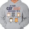 This Cat Dad Belongs To - Gift For Cat Dad, Cat Mom - Personalized Unisex T-Shirt, Hoodie