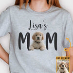 Dog Mom, Cat Mom Upload Image - Gift For Dog Lovers, Personalized Unisex T-Shirt
