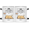 I Love You More Than All The Treats - Dog Personalized Custom Accent Mug - Father's Day, Gift For Pet Owners, Pet Lovers