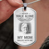 Custom Photo I Will Carry You With Me - Memorial Personalized Custom Necklace - Sympathy Gift, Gift For Family Members