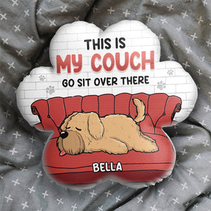 Asseyez-vous là-bas ! Coussin personnalisé pour chien ! Cadeau pour les propriétaires et les amoureux des animaux.