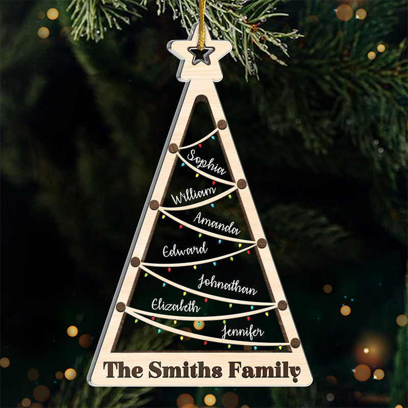 Time To Celebrate - Family Personalized Custom Ornament - Acrylic Custom Shaped - Christmas Gift For Family Members