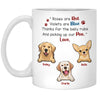 Thanks For The Belly Rubs - Dog Personalized Custom Mug - Gift For Pet Owners, Pet Lovers