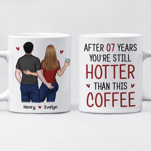 Congrats On Being My Husband - Couple Personalized Custom Mug - Gift For Husband Wife, Anniversary