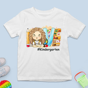 School Bells Ring Excitement Begins - Personalized Custom Kid T-shirt - Gift For Kid, Back To School Gift