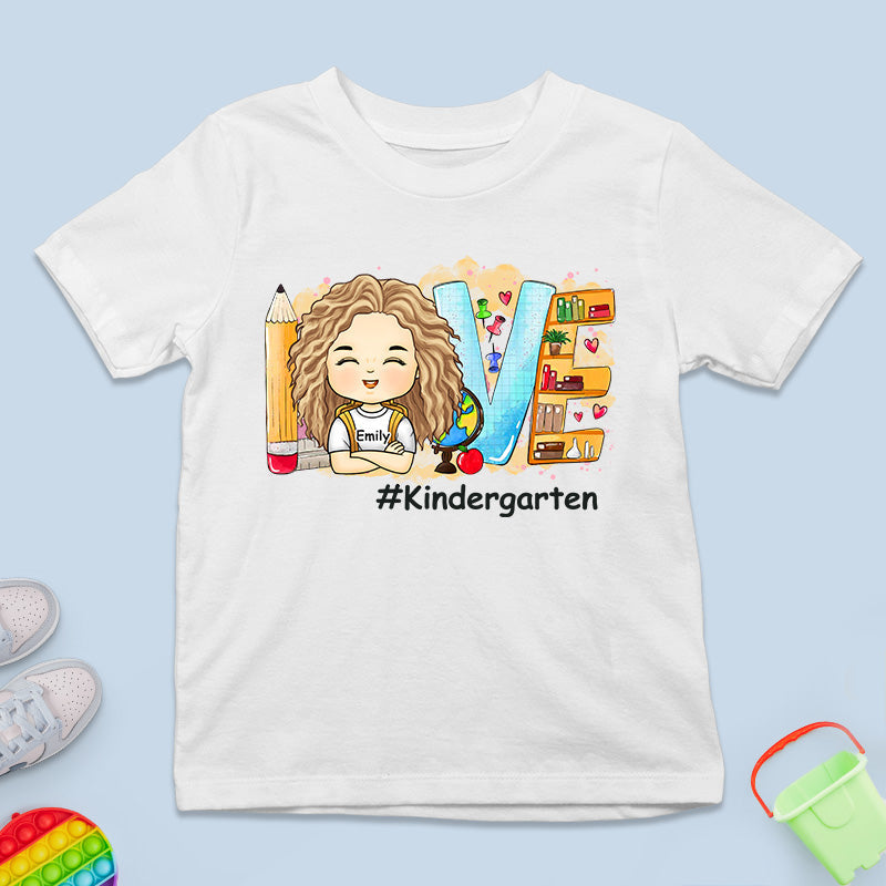 School Bells Ring Excitement Begins - Personalized Custom Kid T-shirt - Gift For Kid, Back To School Gift