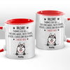 Thanks For The Daily Strolls - Dog Personalized Custom Accent Mug - Gift For Pet Owners, Pet Lovers