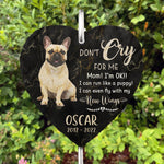 Custom Photo Puppy Love You So Much - Memorial Personalized Memorial Garden Slate & Hook - Sympathy Gift, Gift For Pet Owners, Pet Lovers