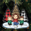 Grandkids Put The Merry In My Christmas - Family Personalized Custom Ornament - Acrylic Custom Shaped - Christmas Gift For Family Members
