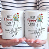 Best Nana Ever - Family Personalized Custom Mug - Birthday Gift For Mom, Grandma