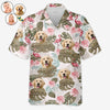 Custom Photo Summer Is Coming On Way - Dog & Cat Personalized Custom Unisex Tropical Hawaiian Aloha Shirt - Summer Vacation Gift, Gift For Pet Owners, Pet Lovers