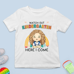 Watch Out Second Grade Here I Come - Personalized Custom Kid T-shirt - Gift For Kid, Back To School Gift