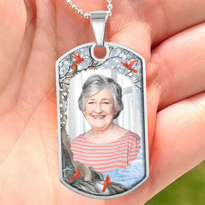 Custom Photo Until I See You Again - Memorial Personalized Custom Necklace - Sympathy Gift, Gift For Family Members