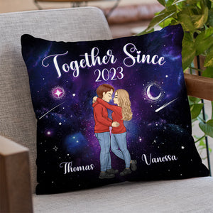 My Favorite Place Is Next To You  - Couple Personalized Custom Pillow - Gift For Husband Wife, Anniversary