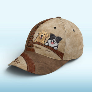 Happiness Is A Warm Puppy Blue - Dog Personalized Custom Hat, All Over Print Classic Cap - New Arrival, Gift For Pet Owners, Pet Lovers