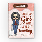 It's On My List - Gift For Bestie - Personalized Passport Cover, Passport Holder - Gift For Couples, Personalized Leather Passport Holder - Travel Gifts (Female - Pastel)