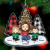 Grandkids Put The Merry In My Christmas - Family Personalized Custom Ornament - Acrylic Custom Shaped - Christmas Gift For Family Members