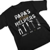 Papa's Little Helpers - Family Personalized Custom Unisex T-shirt, Hoodie, Sweatshirt - Father's Day, Birthday Gift For Dad