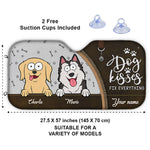 Life Is Better With Fur Babies - Dog & Cat Personalized Custom Auto Windshield Sunshade, Car Window Protector - Gift For Pet Owners, Pet Lovers