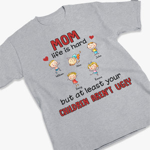 Proud Mom Of A Few Kids - Family Personalized Custom Unisex T-shirt, Hoodie, Sweatshirt - Gift For Mom