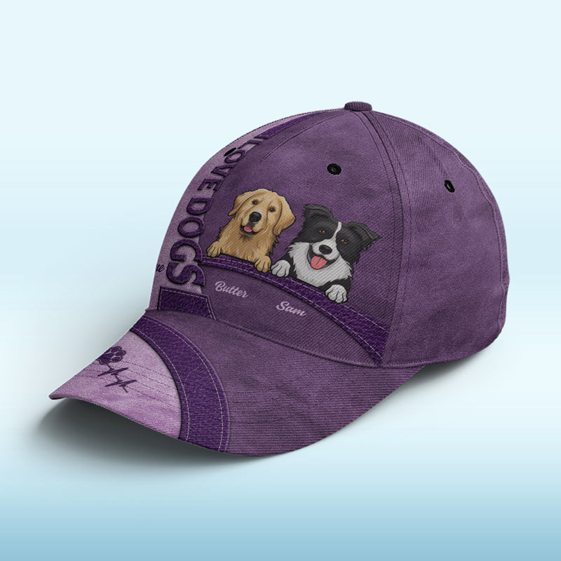 Life Is Better With Dogs Pink - Dog Personalized Custom Hat, All Over Print Classic Cap - New Arrival, Gift For Pet Owners, Pet Lovers