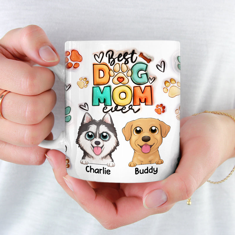 Life Would Be Ruff Without You - Dog Personalized Custom 3D Inflated Effect Printed Mug - Gift For Pet Owners, Pet Lovers