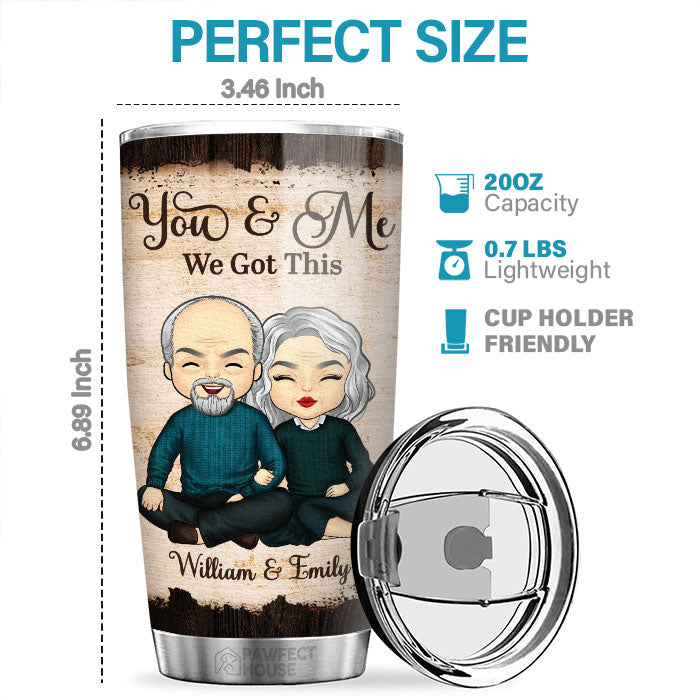 Annoying Each Other For Many Years - Couple Personalized Custom Tumbler - Gift For Husband Wife, Anniversary