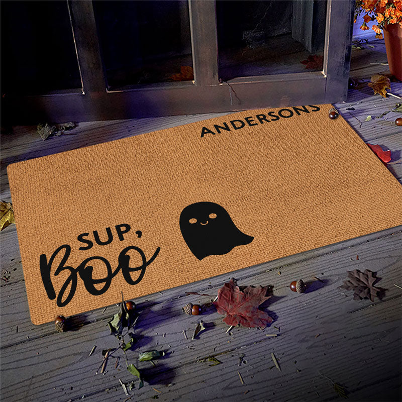 Sup Witches - Family Personalized Custom Home Decor Decorative Mat - Halloween Gift For Family Members