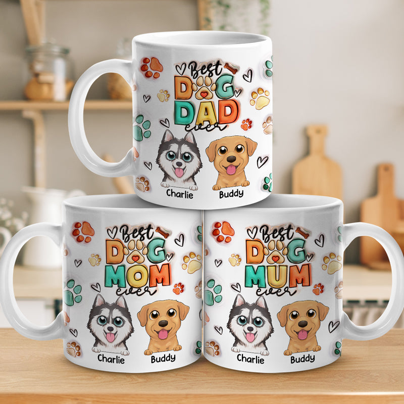 Life Would Be Ruff Without You - Dog Personalized Custom 3D Inflated Effect Printed Mug - Gift For Pet Owners, Pet Lovers